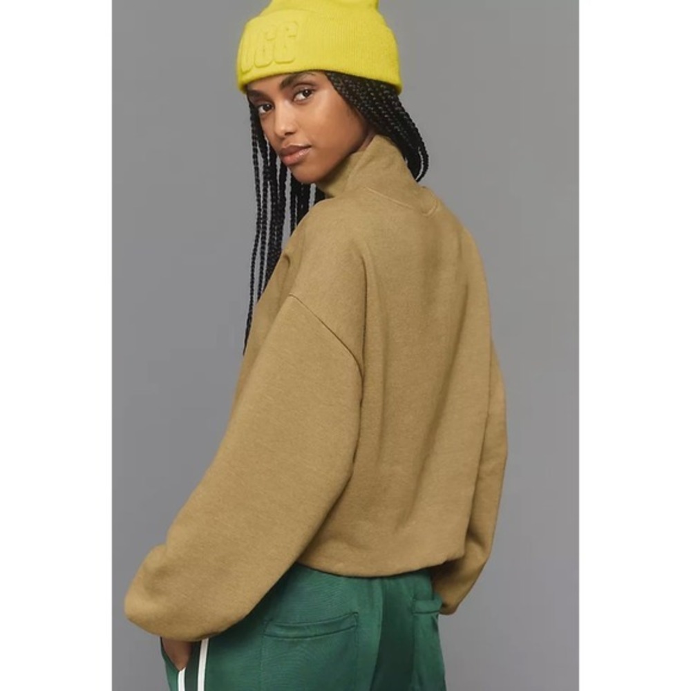 J24 Anthropologie Pilcro‎ Funnel-Neck Bubble-Hem Pullover Sz S Long Sleeve
